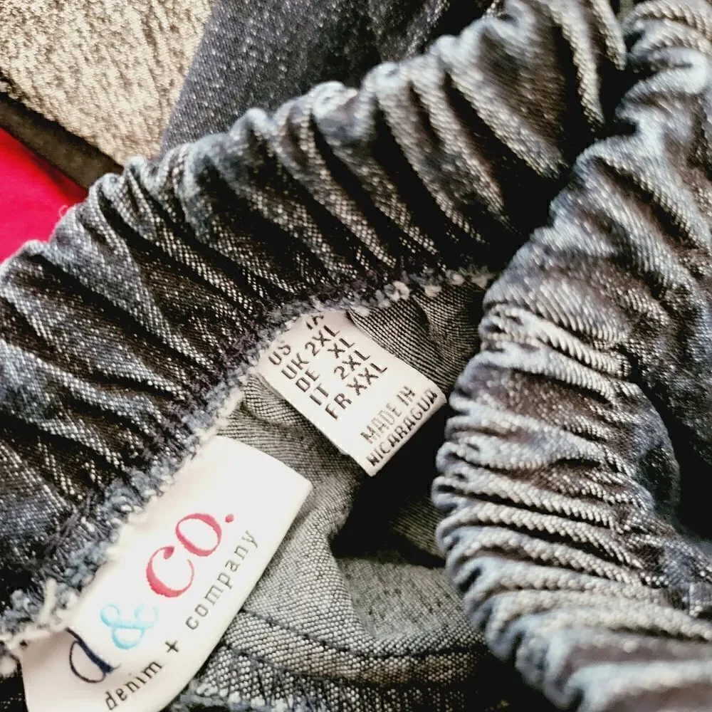 Denim & Company pull on denim jeans
